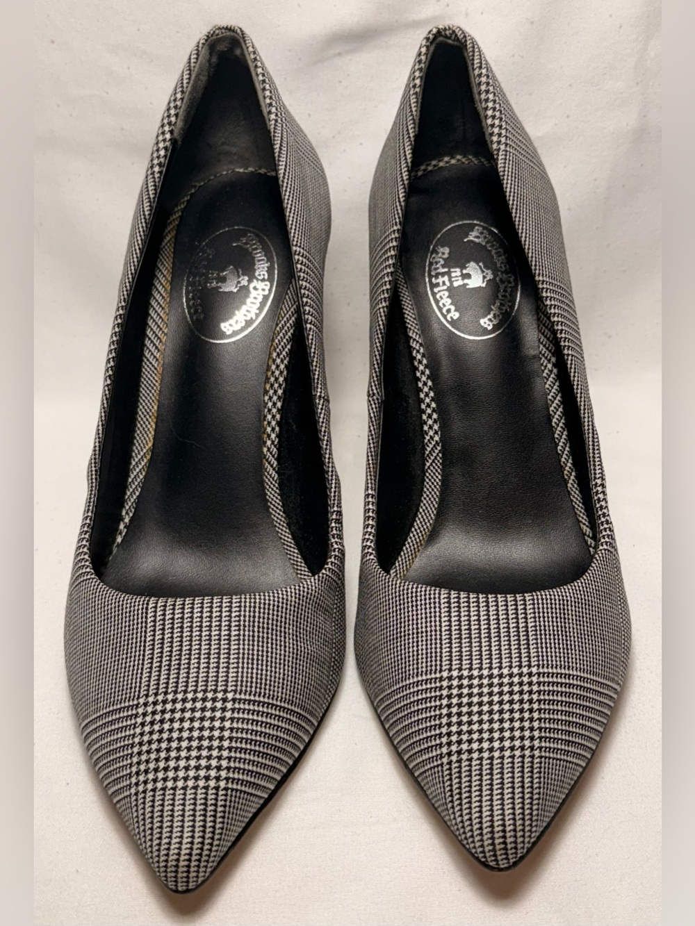 BROOKS BROTHERS Plaid Pointed-Toe Pumps